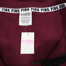 Pink Varsity Quarter Zip Mock Collar Ruby XSmall Oversize NWT - Ruby Maroon Red - Victorias Secret - Simple Cell Shop, Free shipping from Maryland!