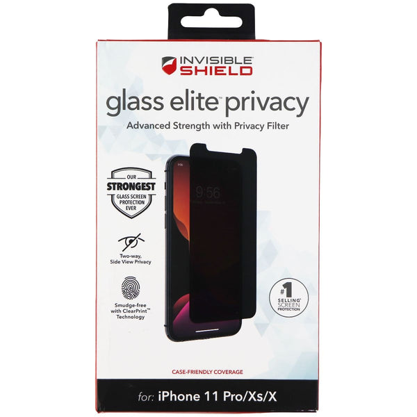 ZAGG InvisibleShield Glass Elite Privacy Screen Protector for iPhone 11 Pro/Xs/X - Zagg - Simple Cell Shop, Free shipping from Maryland!