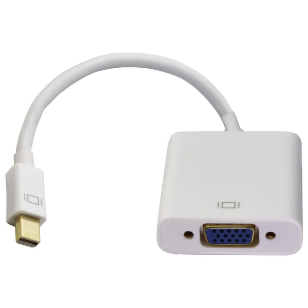 Short style (6-inch) Mini DP DisplayPort to VGA Adapter Cable - White - Unbranded - Simple Cell Shop, Free shipping from Maryland!
