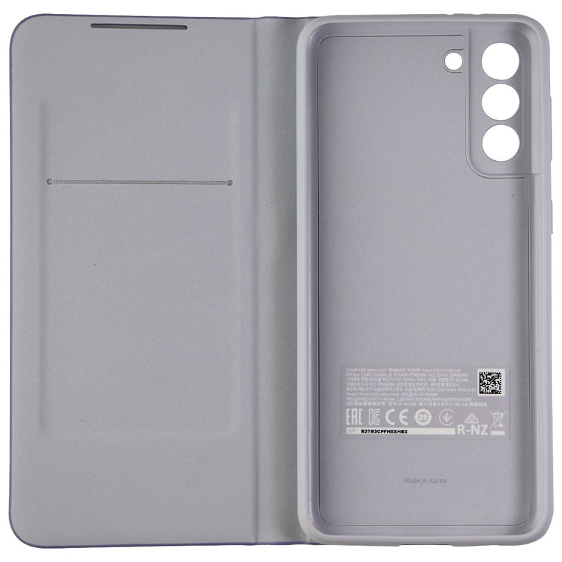 Samsung LED Wallet Cover for Galaxy S21+ 5G Smartphones - Violet - Samsung Electronics - Simple Cell Shop, Free shipping from Maryland!