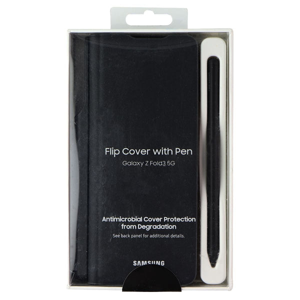Samsung Official Protective Cover with S Pen for Galaxy Z Fold 3 - Black - Samsung - Simple Cell Shop, Free shipping from Maryland!