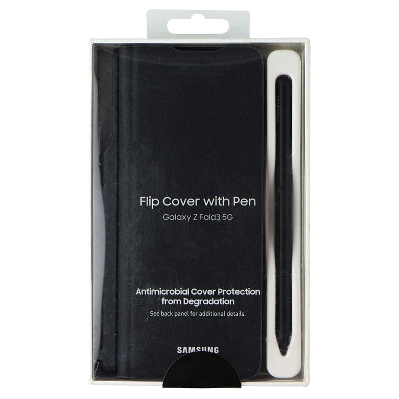 Samsung Official Protective Cover with S Pen for Galaxy Z Fold 3 - Black - Samsung - Simple Cell Shop, Free shipping from Maryland!
