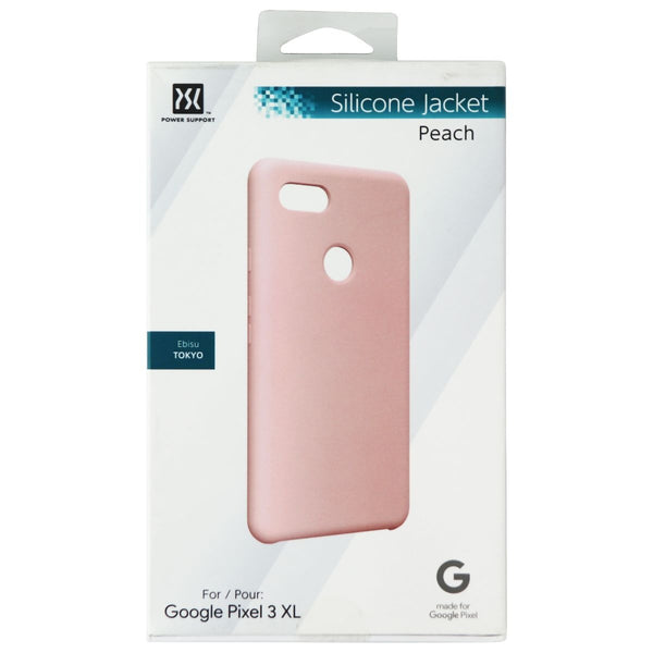 Power Support Silicone Jacket Case for Google Pixel 3 XL - Peach - Power Support - Simple Cell Shop, Free shipping from Maryland!