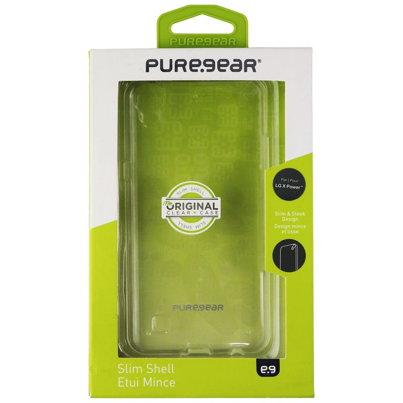PureGear Slim Shell Series Case for LG X Power Smartphones - Clear