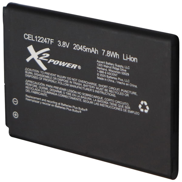 X2Power Replacement Battery LG Cell Phone 2045mAh (CEL12247F) - Black - X2Power - Simple Cell Shop, Free shipping from Maryland!