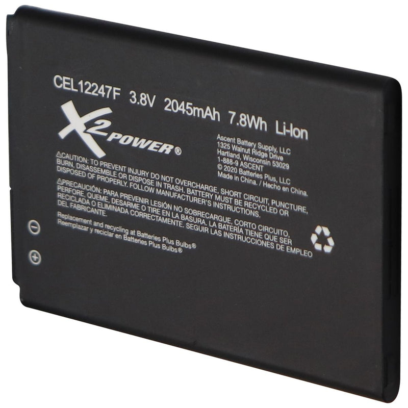 X2Power Replacement Battery LG Cell Phone 2045mAh (CEL12247F) - Black - X2Power - Simple Cell Shop, Free shipping from Maryland!