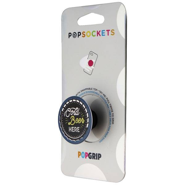 PopSockets PopGrip Expanding Stand and Grip with Swappable Top - Cold Beer Here - PopSockets - Simple Cell Shop, Free shipping from Maryland!