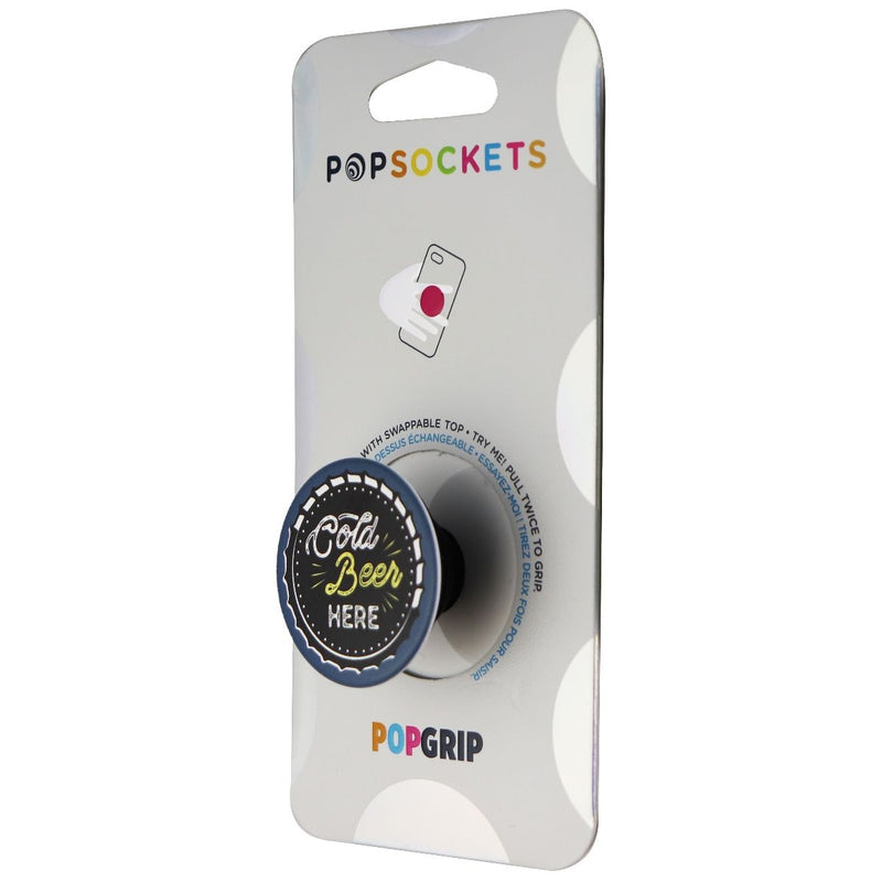 PopSockets PopGrip Expanding Stand and Grip with Swappable Top - Cold Beer Here - PopSockets - Simple Cell Shop, Free shipping from Maryland!