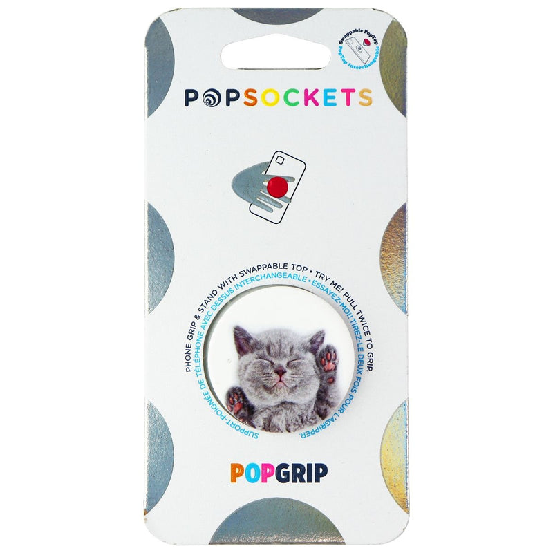 PopSockets PopGrip Stand & Grip with Swappable Top - Cat Nap - PopSockets - Simple Cell Shop, Free shipping from Maryland!