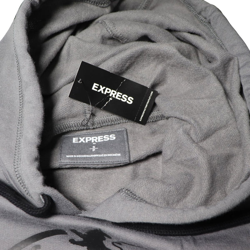 Express New York Soft Mens Sweatshirt - Gray/Black (Small/P) - Express - Simple Cell Shop, Free shipping from Maryland!