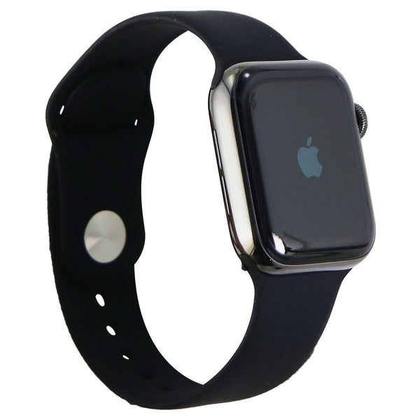 Apple Watch Series 6 (GPS + LTE) A2293 40mm Graphite Stainless Steel/Blk Sp Band - Apple - Simple Cell Shop, Free shipping from Maryland!
