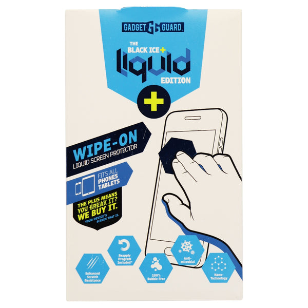 Gadget Guard Black Ice Plus Liquid Edition Screen Protector -  Clear - Gadget Guard - Simple Cell Shop, Free shipping from Maryland!