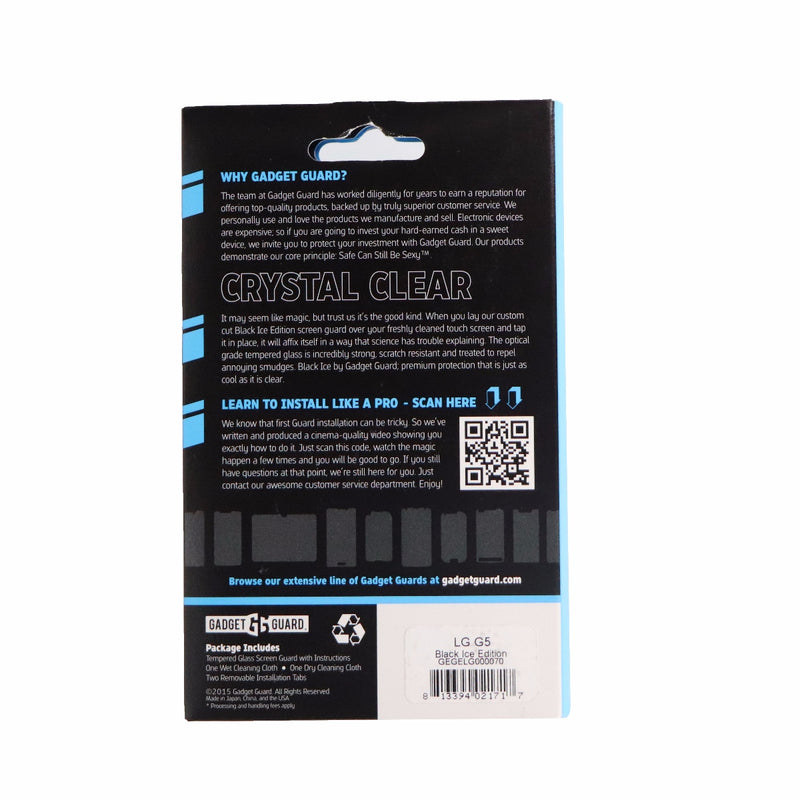 Gadget Guard Tempered Glass Screen Protector for LG G5 Smartphone - Clear - Gadget Guard - Simple Cell Shop, Free shipping from Maryland!