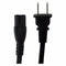 US 2-Prong Port AC Power Cord/Cable for PS2 PS3 Slim