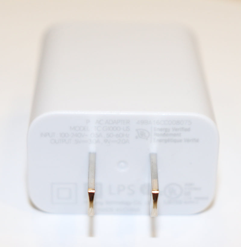 Google (Pixel Charge Kit) 18W Fast Charger & Cable for USB - C Devices - White - Google - Simple Cell Shop, Free shipping from Maryland!