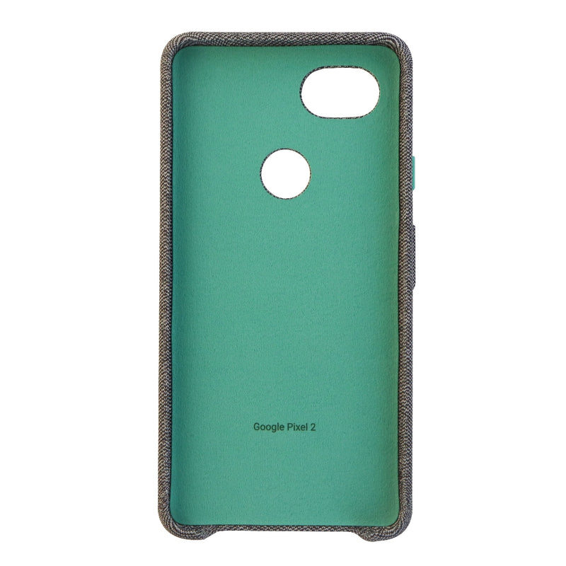 Google Fabric Slim Case for Google Pixel 2 XL Smartphone - Gray / Teal - Google - Simple Cell Shop, Free shipping from Maryland!