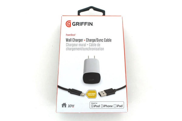 PowerBlock Wall charger for Apple iPhones - Griffin - Simple Cell Shop, Free shipping from Maryland!