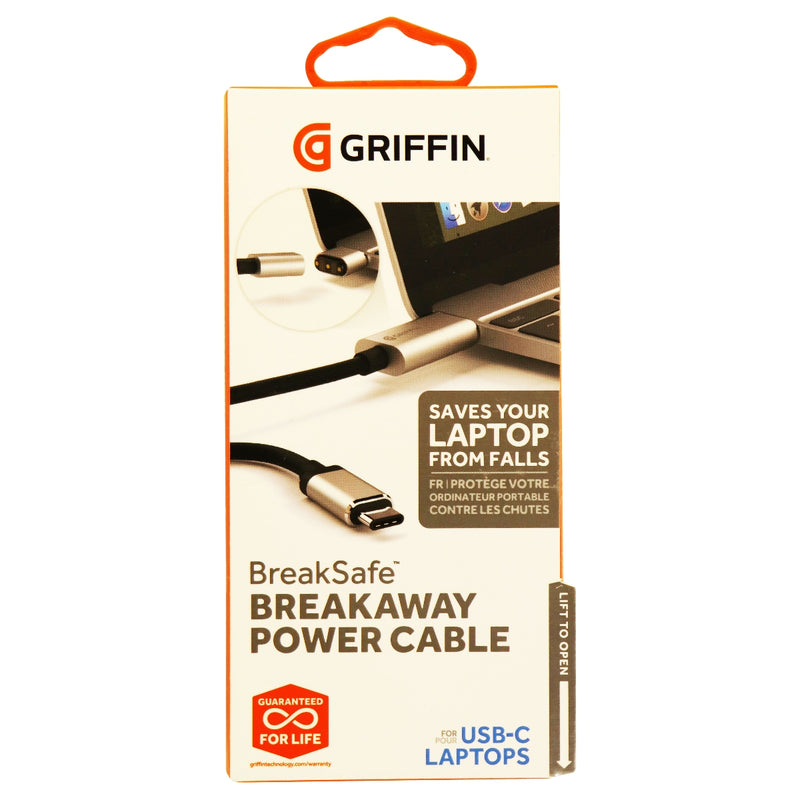 Griffin (FBA_GC42251) Breakaway Power Cable for USB-C Devices - Black/Silver - Griffin - Simple Cell Shop, Free shipping from Maryland!