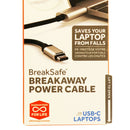 Griffin (FBA_GC42251) Breakaway Power Cable for USB-C Devices - Black/Silver - Griffin - Simple Cell Shop, Free shipping from Maryland!