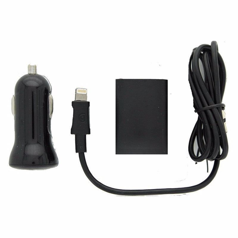 Griffin 2.1A Car and Wall Charger with 3 Ft Cable for iPhones - Black - Griffin - Simple Cell Shop, Free shipping from Maryland!