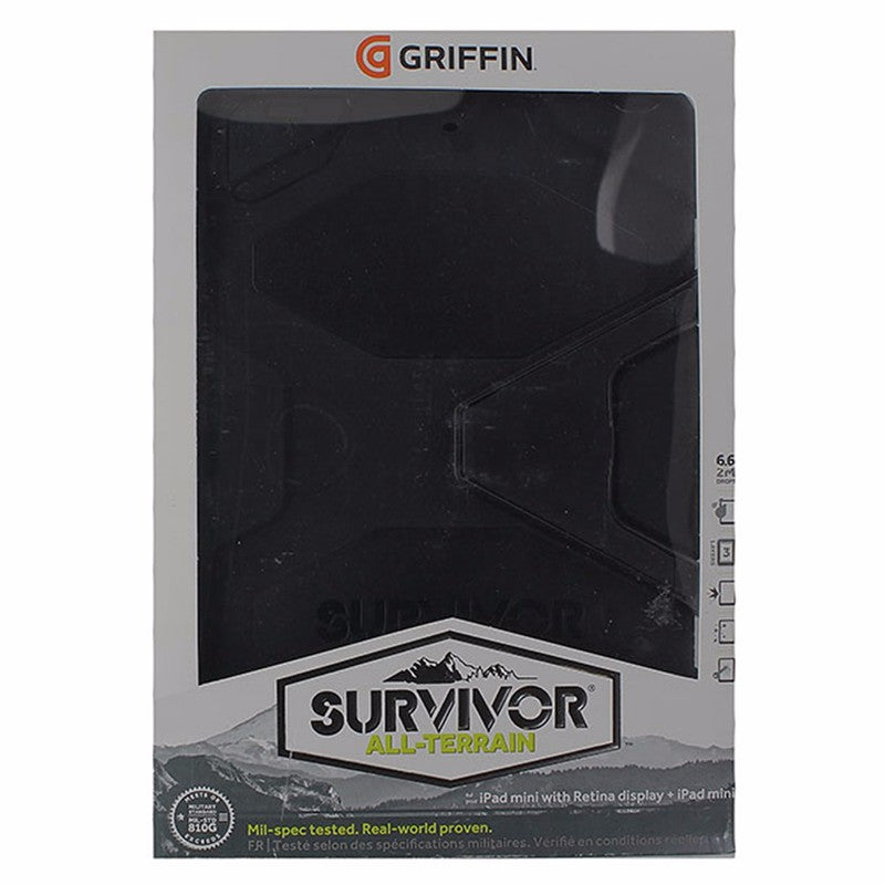 Survivor All-Terrain Case for iPad mini, iPad mini 2, & iPad mini 3 - Black - Griffin - Simple Cell Shop, Free shipping from Maryland!