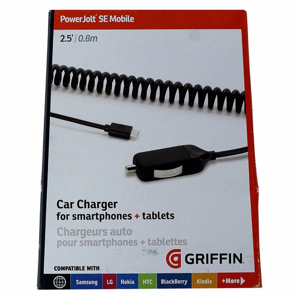 Griffin 10W Power Jolt SE Compact Car Charger for Micro USB Devices Black - Griffin - Simple Cell Shop, Free shipping from Maryland!