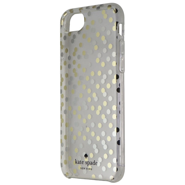 Kate Spade New York Hardshell Case for Apple iPhone 7 8 - Clear/Silver Gold Dots - Kate Spade - Simple Cell Shop, Free shipping from Maryland!