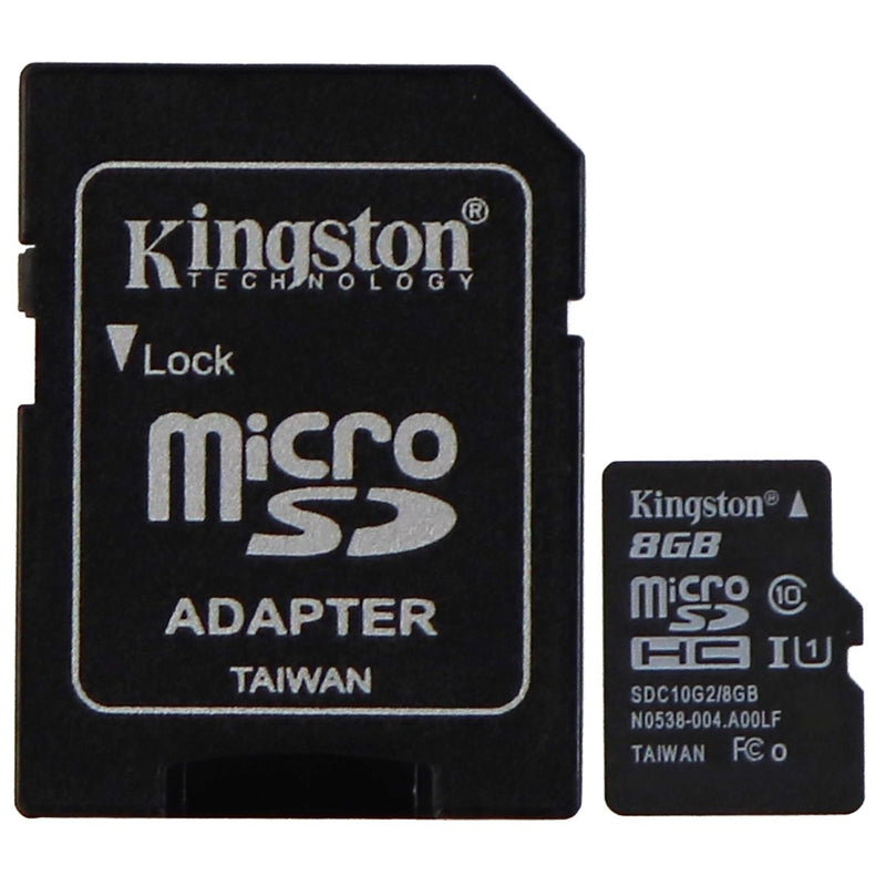 Kingston Digital 8GB microSDHC Class 10 UHS-I 45MB/s Card with SD Adapter - Kingston - Simple Cell Shop, Free shipping from Maryland!