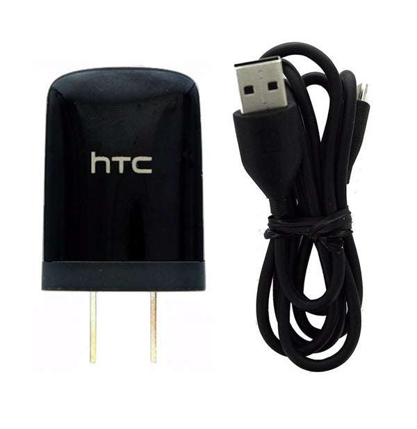 HTC (TC U250) Wall Charger & Cable for Micro USB Devices - Black - HTC - Simple Cell Shop, Free shipping from Maryland!