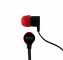 HTC Flat Cable Wired Earbuds Black/Red *39H00014-00M - HTC - Simple Cell Shop, Free shipping from Maryland!