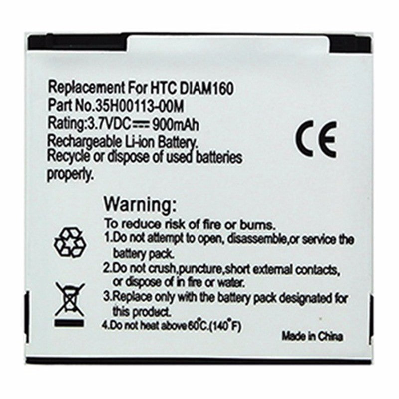 OEM HTC 35H00113-00M 900 mAh Replacement Battery for HTC DIAM160 - HTC - Simple Cell Shop, Free shipping from Maryland!