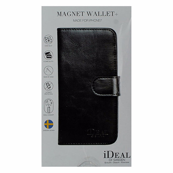 iDeal of Sweden Wallet Case with Detachable Interior Shell for iPhone 7 - Black - iDeal Of Sweden - Simple Cell Shop, Free shipping from Maryland!