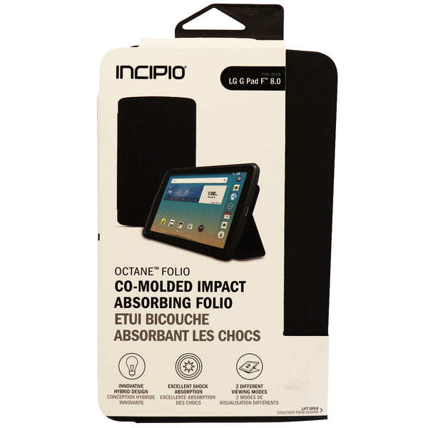 Incipio Octane Series Protective Folio Case for LG G Pad F (8.0) - Black - Incipio - Simple Cell Shop, Free shipping from Maryland!