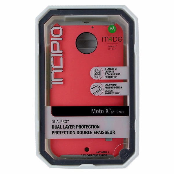 Incipio DualPro Series Case for Motorola Moto X 1st Gen - Coral Pink / Gray - Incipio - Simple Cell Shop, Free shipping from Maryland!