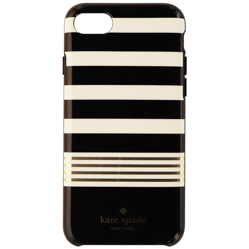 Kate Spade New York Protective Case Cover for iPhone 8 7 - Black White Stripe - Kate Spade - Simple Cell Shop, Free shipping from Maryland!