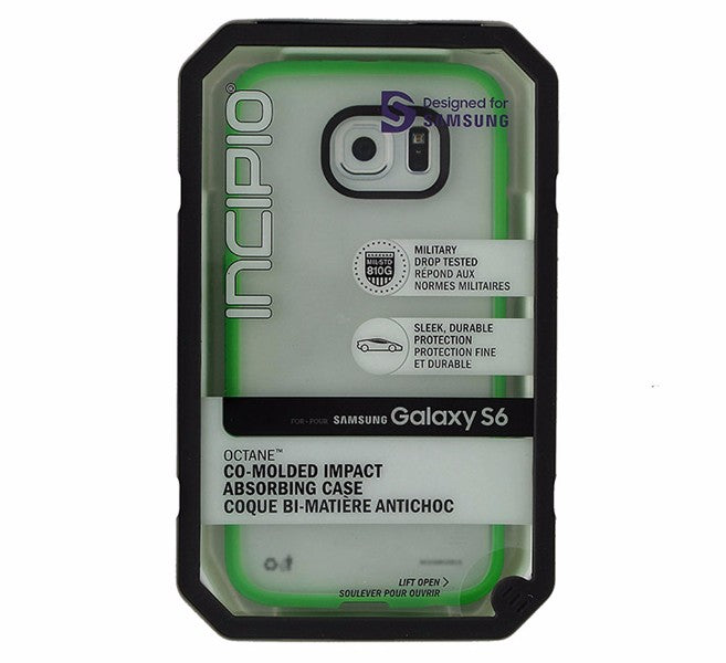 Incipio Octane Case for Samsung Galaxy S6 - Clear w/ Green Trim - Incipio - Simple Cell Shop, Free shipping from Maryland!