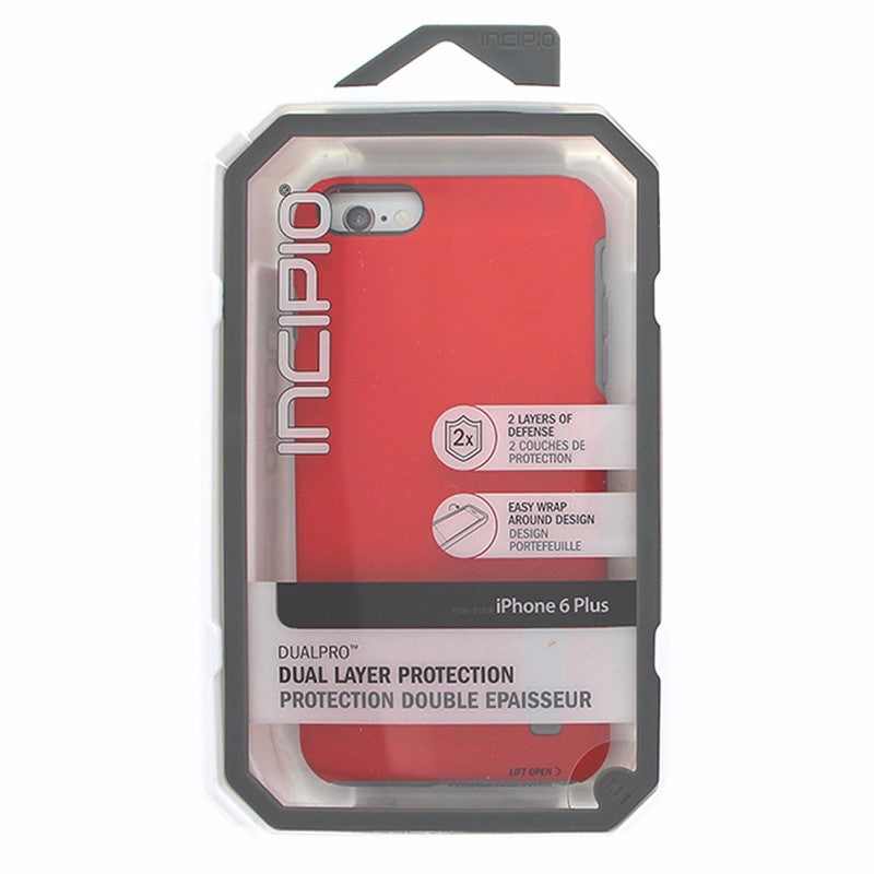 Incipio DualPro Case for Apple iPhone 6 6s Plus Red and Gray - Incipio - Simple Cell Shop, Free shipping from Maryland!