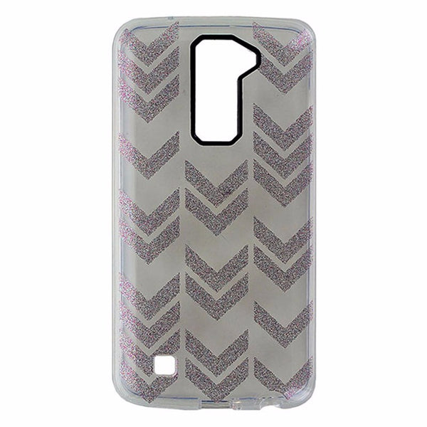 Incipio Design Series Hardshell Case for LG K10 - Clear / Multi Glitter Arrows - Incipio - Simple Cell Shop, Free shipping from Maryland!