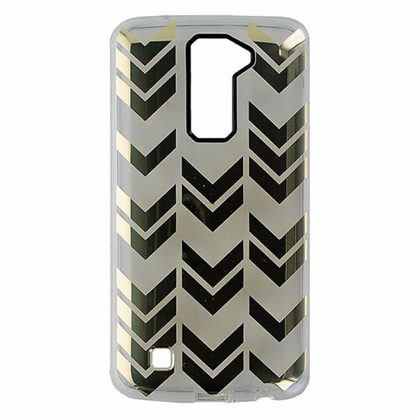 Incipio Design Series Hardshell Case for LG K10 - Clear / Gold Arrows - Incipio - Simple Cell Shop, Free shipping from Maryland!