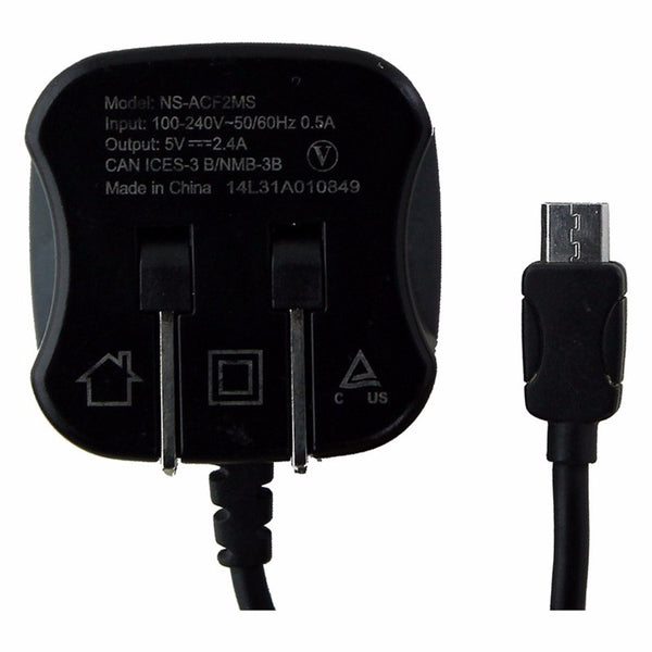 Insignia 3.3-Foot 2.4A Micro-USB Wall Charger with Folding Prongs - Black - Insignia - Simple Cell Shop, Free shipping from Maryland!