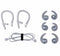 Insignia Earbud Accessories Compatible with Airpods - White - Insignia - Simple Cell Shop, Free shipping from Maryland!