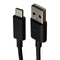 2.5-Ft Shielded High Speed USB 2.0 to USB-C (Type C) Charge & Sync Cable - Black