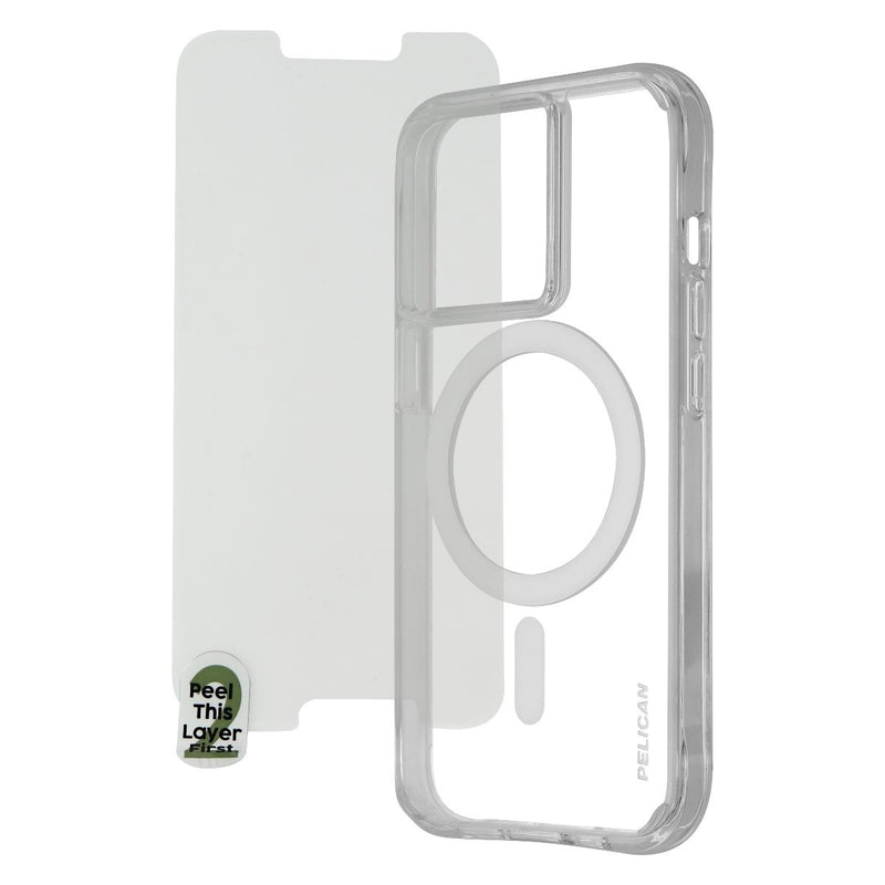Pelican Case with Tempered Glass Screen Protector for iPhone 13 Pro - Clear - Case-Mate - Simple Cell Shop, Free shipping from Maryland!
