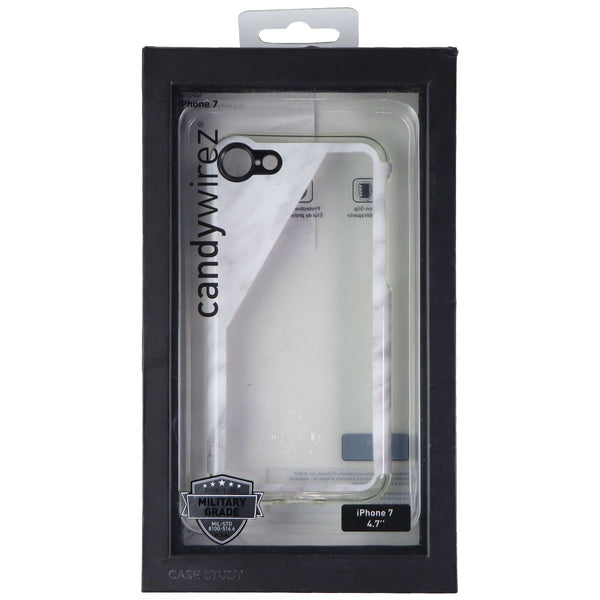 Candywirez Case Study Case for Apple iPhone 8 / iPhone 7 - White Marble Slant - Candywirez - Simple Cell Shop, Free shipping from Maryland!