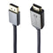 Warrky Braided (6-Foot) 4K HDMI to DP DisplayPort Audio/Video Cable - Black/Gray - Warrky - Simple Cell Shop, Free shipping from Maryland!