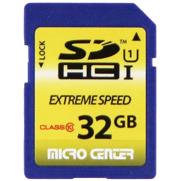 Micro Center Extreme Speed SDHC U1 Class 10 (32GB) Memory Card - Blue - Micro Center - Simple Cell Shop, Free shipping from Maryland!