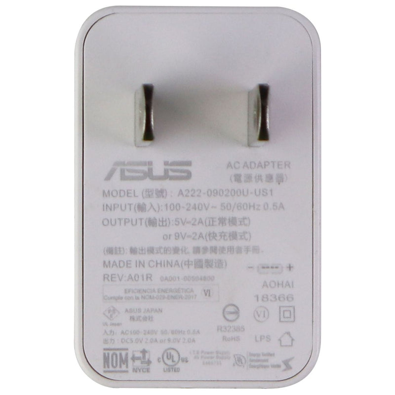 ASUS (9V/2A) Single USB AC Adapter Wall Charger - White (A222-090200U-US1) - ASUS - Simple Cell Shop, Free shipping from Maryland!