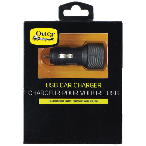 OtterBox Dual USB-A Car Charger (2.4A) - Black/Gray - OtterBox - Simple Cell Shop, Free shipping from Maryland!