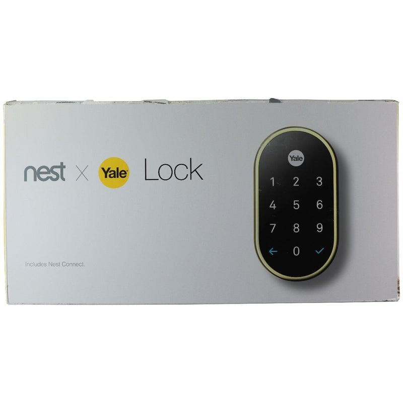 Nest x Yale Lock Tamper-Proof Smart Lock for Keyless Entry - Polished Brass - Google - Simple Cell Shop, Free shipping from Maryland!
