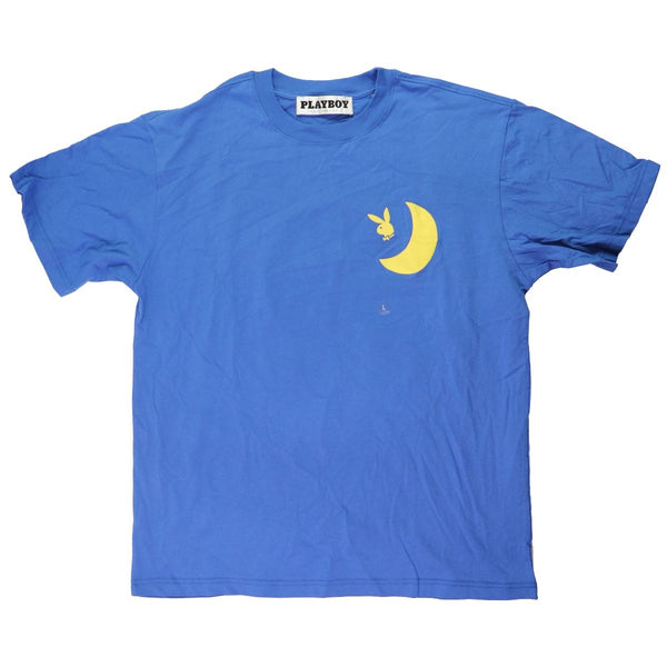 PacSun Playboy &#34;Caviar Escape&#34; Graphic T-Shirt - Blue / Yellow (Size: L) - PacSun - Simple Cell Shop, Free shipping from Maryland!